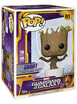 Figurine Dancing Groot dans les Gardiens de la Galaxy – Funko Pop Géante