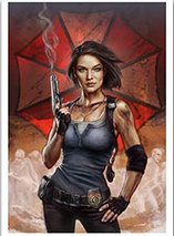 Art Print de Jill dans Resident Evil 3 par Inna Vjuzhanina
