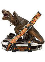 Statue T-Rex à la fin de Jurassic Park par Prime 1
