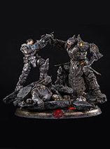 (annulé) Diorama de Marcus vs General RAAM dans Gears of War par Tsume art