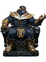Figurine Thanos sur son trône par Sideshow