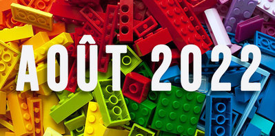 Récap des nouveaux set LEGO prévus pour le mois d'août 2022