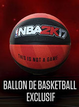 Ballon de Basketball Exclusif – Bonus de pré-commande NBA 2K17