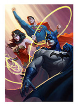 Premium art print Justice League Trinity par Sideshow