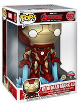 Figurine Funko Pop de Iron Man Mark 43 dans Avengers : Age of Ultron (brille dans le noir)