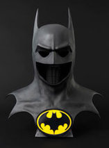 Réplique taille réelle du masque de Batman du film de Tim Burton de 1989