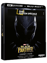 Black Panther + Black Panther 2 - steelbook collector édition spéciale Fnac