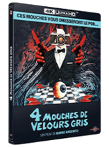 4 Mouches de Velours Gris - steelbook 4K