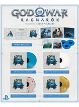 collection vinyle coloré bande originale God of War Ragnarök
