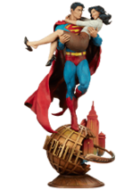 Statuette en résine de Superman et Lois Lane par Sideshow