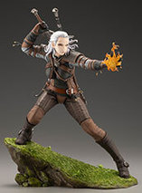 Figurine bishoujo de Geralt dans The Witcher