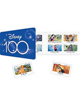 Carnet de 12 timbres - 100 ans d'histoires Disney