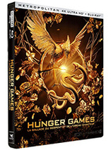 Hunger Games : la Ballade du serpent et de l'oiseau chanteur - steelbook 4K