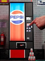 Réplique 1/4 d'un distributeur Pepsi des années 80 (Quarter Arcades #12)