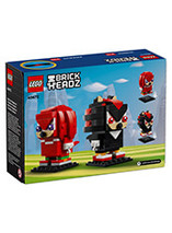 Figurine LEGO BrickHeadz de Sonic the Hedgehog de Knuckles et Shadow