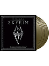 Skyrim - Bande originale coffret Deluxe 4 vinyles dorés