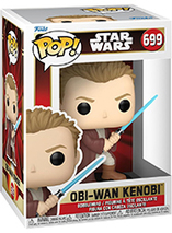Figurine Funko Pop d'Obi-Wan Kenobi (jeune) dans Star Wars épisode 1