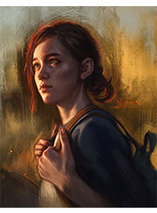 Art Print de Ellie dans The Last of us Part 2 par Inna Vjuzhanina