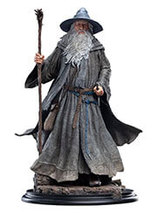 Figurine en résine de Gandalf le gris dans le Seigneur des Anneaux par Weta