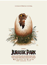 Sérigraphie Jurassic Park de Doaly