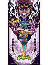 Power Rangers – Poster Fine Art Giclée édition limitée