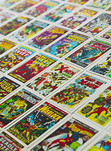 Set de 60 cartes Marvel vintage (1984) à collectionner