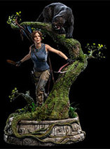Statuette Lara Croft dans Shadow of the Tomb Raider par Weta