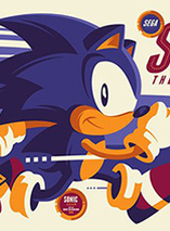 Print Sonic par Tom Whalen – Skuzzles