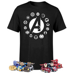 le-t-shirt-avengers-6-stylo-et-mini-voiture-a-ressort-sont-en-promo