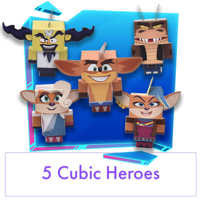 Crash Bandicoot 4 son temps cubique héros Pre Order Bonus Neuf GRATUIT UK p&p