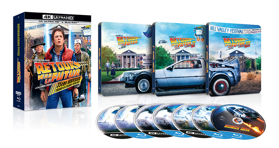 Trilogie Retour vers le Futur – Coffret steelbook