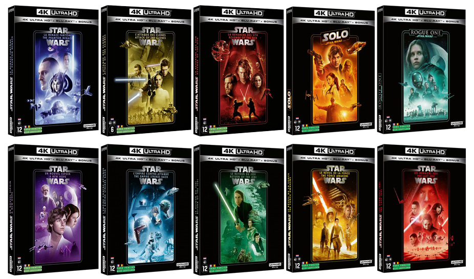 Blog - Un coffret collector Star Wars pour l'intégral de la Saga Skywalker  en blu-ray 4K