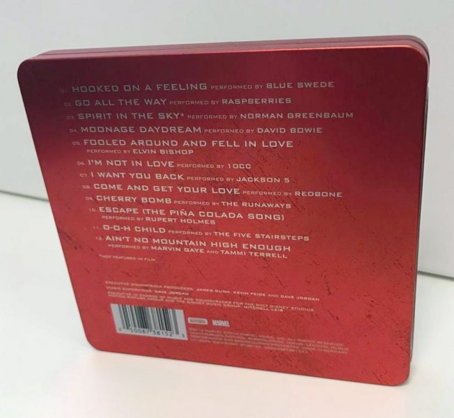 Bande originale Les Gardiens de la Galaxie vol 1 CD Steelbook