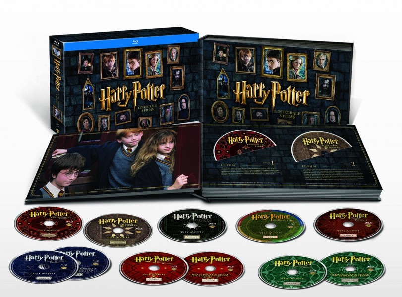 DVDFr - Harry Potter - L'intégrale des 8 films (Wizard's Collection -  Édition limitée et numérotée) - Blu-ray