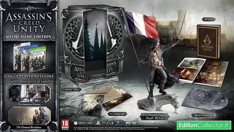 ASSASSIN'S CREED UNITY ~ GUILLOTINE 24x36 Video Game POSTER France