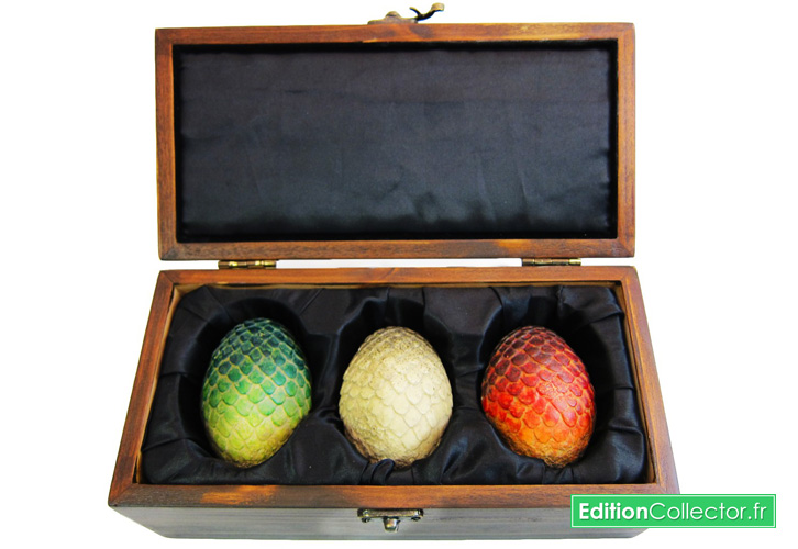 Coffret des oeufs de Dragon Game of Thrones