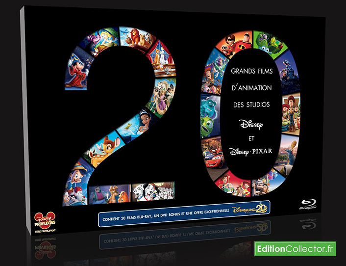 Blog - #Nouveauté Un coffret regroupant 20 films Disney Pixar