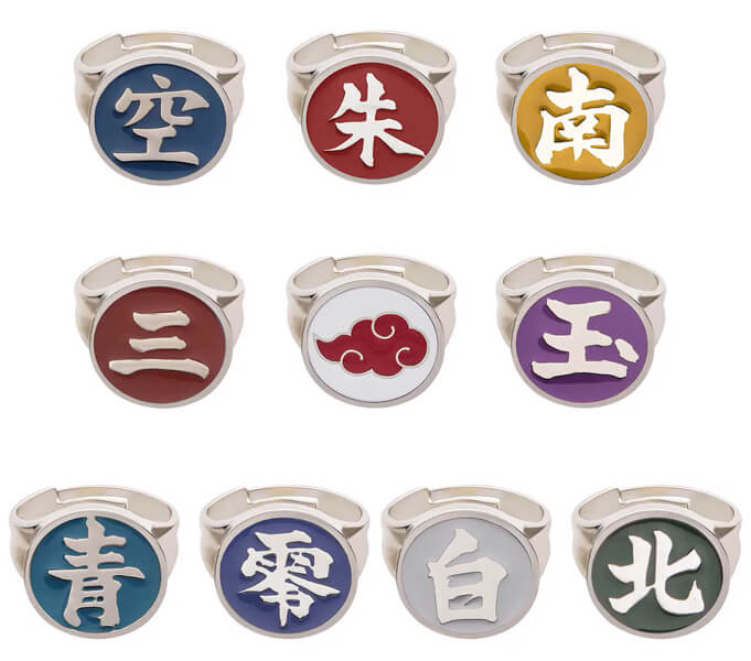 Set de Bagues Collector des Dix Membres d