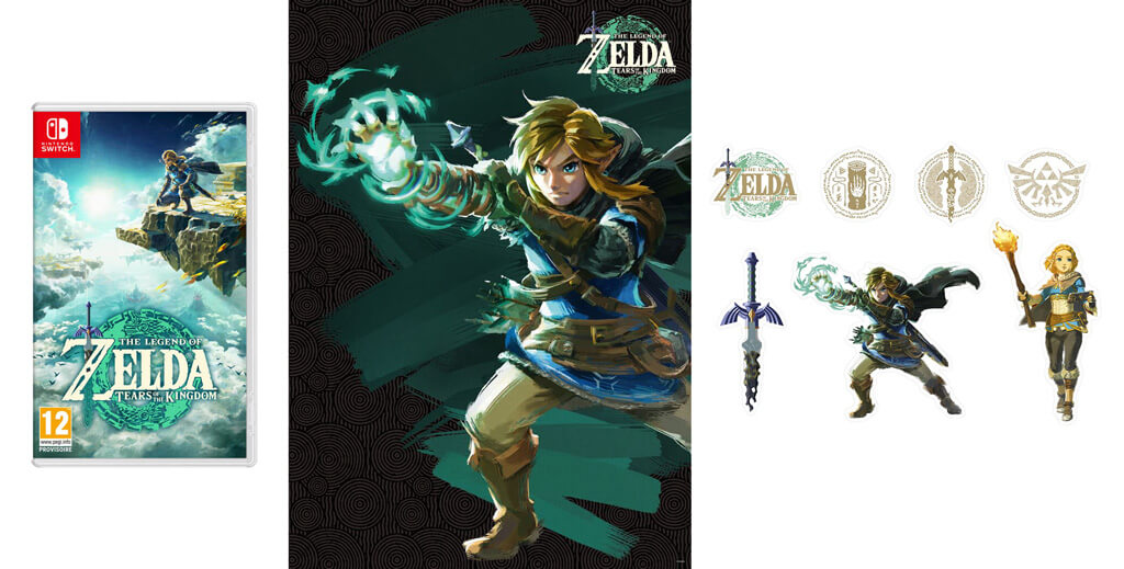 Bonus de précommande Zelda Tears of The Kingdom
