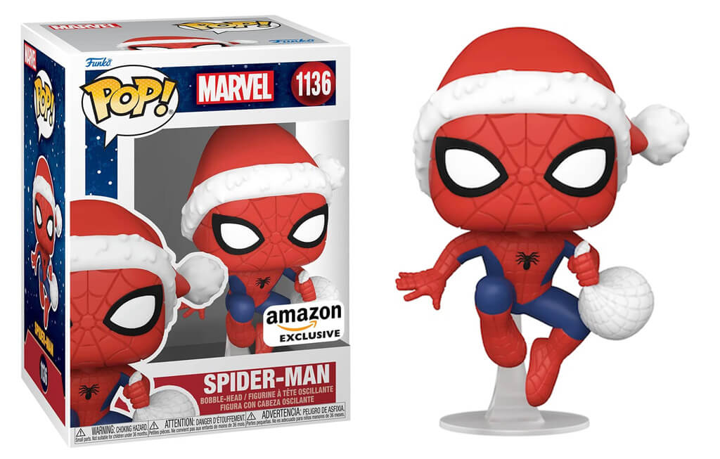 Figurine Spider-Man Noël - Funko Pop - N°1284 Funko : King Jouet, Figurines  Funko - Jeux d'imitation & Mondes imaginaires