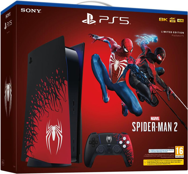 précommande PlayStation 5 (PS5) édition collector Spider-Man 2