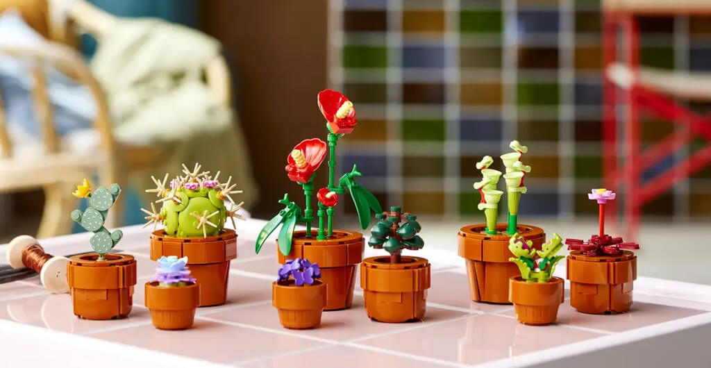 LEGO® Mini set de plantes avec pot de fleurs