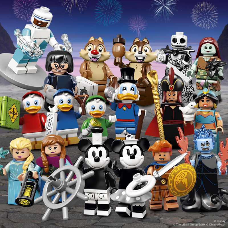 Au Choix parmi les 18 à collectionner LEGO Minifigures Disney Series 71012