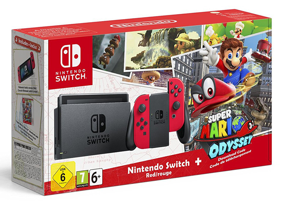 Pack Nintendo Switch pas cher + 3 jeux à 369€